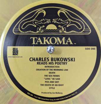 LP Charles Bukowski: Reads His Poetry LTD | CLR 88470