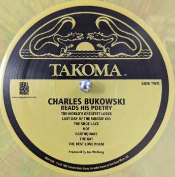 LP Charles Bukowski: Reads His Poetry LTD | CLR 88470