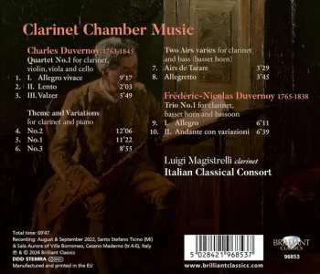 CD Luigi Magistrelli: Clarinet Chamber Music 567477