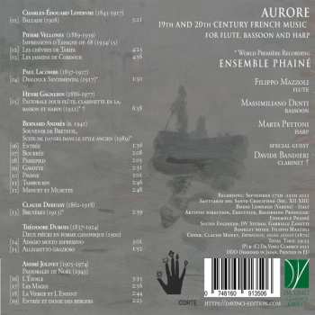 CD Charles-Édouard Lefebvre:  Aurore (19th And 20th Century French Music For Flute, Bassoon And Harp) 573763