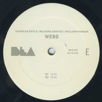 3LP/Box Set Charles Gayle: Webo 605821