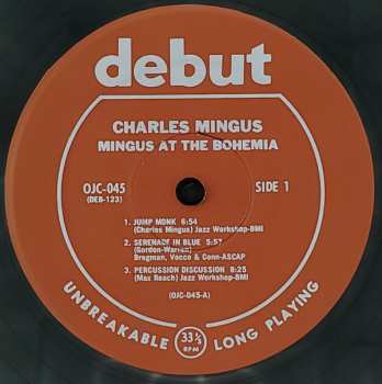 LP Charles Mingus: Mingus At The Bohemia 585186