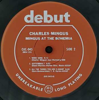 LP Charles Mingus: Mingus At The Bohemia 585186