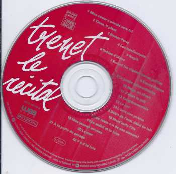 CD Charles Trenet: Le Récital 96188