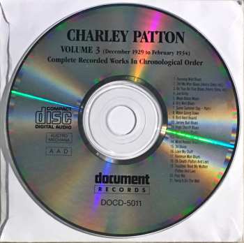 CD Charley Patton: Complete Recorded Works In Chronological Order Volume 3 (December 1929 to 1 February 1934) 125232