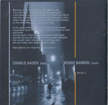 CD Charlie Haden: Night And The City 46122