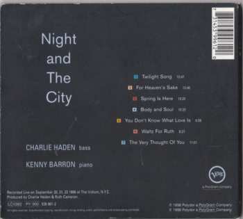 CD Charlie Haden: Night And The City 46122