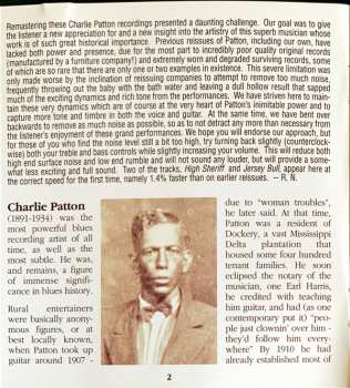 CD Charley Patton: The Best Of Charlie Patton (Classic Recordings From The 1920's And 30's) 577635