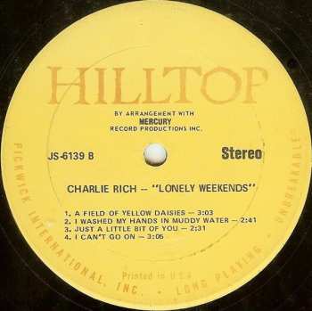 LP Charlie Rich: Lonely Weekends 651558