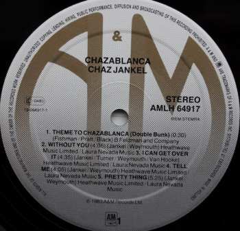 LP Chas Jankel: Chazablanca 338428