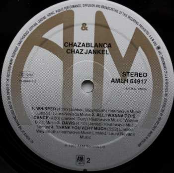 LP Chas Jankel: Chazablanca 338428