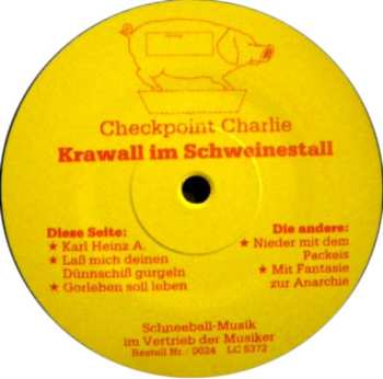 LP Checkpoint Charlie: Krawall Im Schweinestall 604358