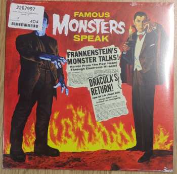 LP Cherney Berg: Famous Monsters Speak CLR 607369