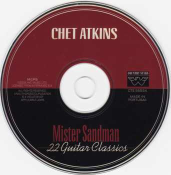 CD Chet Atkins: Mister Sandman: 22 Guitar Classics 639897