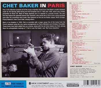 3CD Chet Baker: Chet Baker In Paris  323765