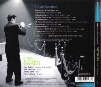 CD Chet Baker: Indian Summer (The Complete 1955 Concerts In Holland) 549486