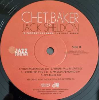 LP Chet Baker: In Perfect Harmony: The Lost Album LTD | NUM 559311