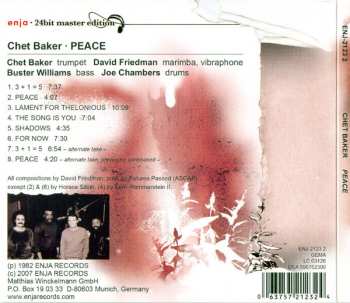 CD Chet Baker: Peace DIGI 612836