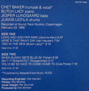 LP Chet Baker Quartet: When Sunny Gets Blue 646690