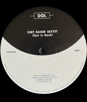 LP Chet Baker Sextet: Chet Is Back! 674003