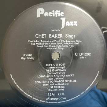 LP Chet Baker: Sings And Plays With Bud Shank, Russ Freeman And Strings 583217