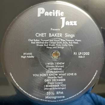 LP Chet Baker: Sings And Plays With Bud Shank, Russ Freeman And Strings 583217