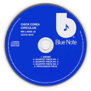 CD Chick Corea: Circulus 578929