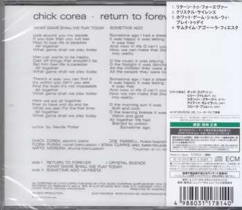 CD Chick Corea: Return To Forever 593507