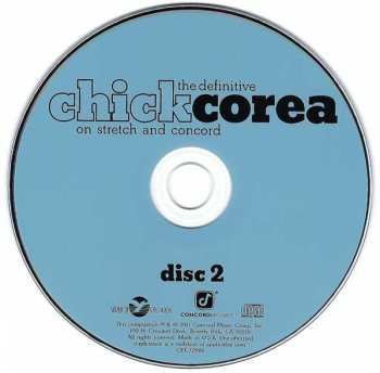 2CD Chick Corea: The Definitive Chick Corea on Stretch and Concord 645072