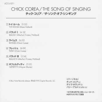 CD Chick Corea: The Song Of Singing 563216