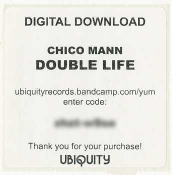 LP Chico Mann: Double Life CLR | LTD 607912