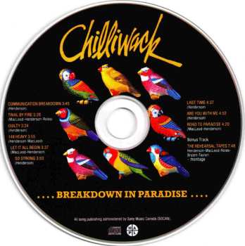 CD Chilliwack: Breakdown in Paradise 590785