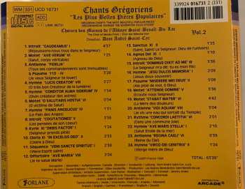 CD Choeur des Moines de l'Abbaye Saint-Benoît-du-Lac: Chants Grégoriens (Les Plus Belles Pièces Populaires) Vol. 2 557687