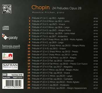 CD Frédéric Chopin: 24 Preludes Opus 28   379598