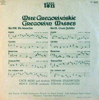 LP Chór Chłopięcy I Męski Państwowej Filharmonii W Poznaniu: Missae Gregorianae 115492