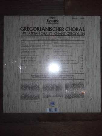 LP Godehard Joppich: Gregorianischer Choral / Gregorian Chant / Chant Gregorien  :  Zwei Grosse Feste Des Kirchenjahres - Two Major Feasts Of The Church Year - Deux Grandes Fêtes de L'année Liturgique 553206