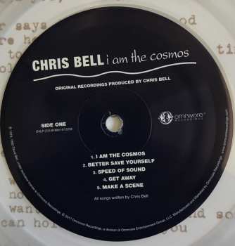 LP Chris Bell: I Am The Cosmos CLR 49905