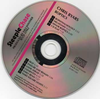 CD Chris Byars: Boptics 629067