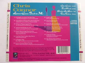 CD Chris Connor: Lover Come Back To Me - Live At Sweet Basil 578954