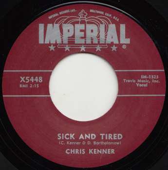 Album Chris Kenner: Sick And Tired / Dumplin's