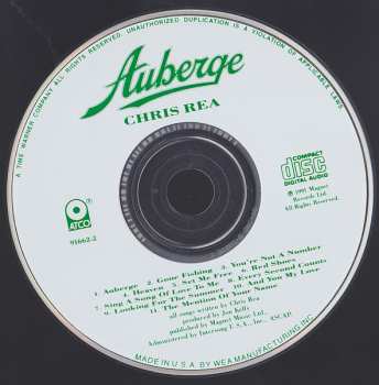 CD Chris Rea: Auberge 639076