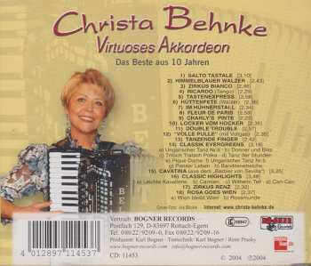 CD Christa Behnke: Virtuoses Akkordeon (Das Beste Aus 10 Jahren) 548552