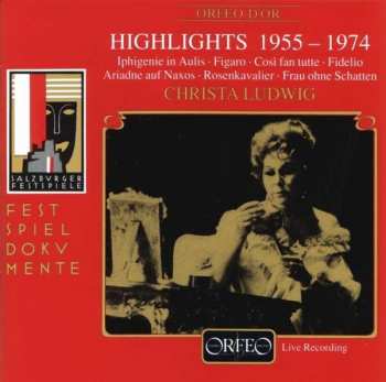 Album Christa Ludwig: Highlights 1955 - 1974