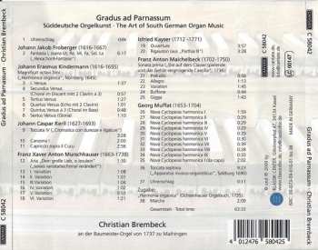 CD Christian Brembeck: Gradus Ad Parnassum / Süddeutsche Orgelkunst • The Art Of South German Organ Music 572616