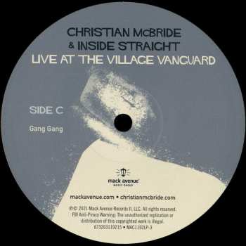 2LP Christian McBride & Inside Straight: Live At The Village Vanguard 561197