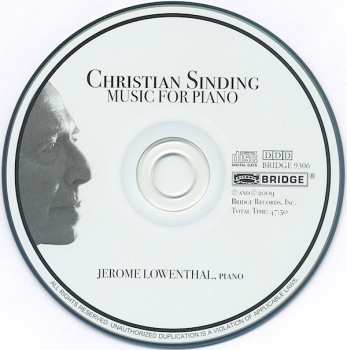 CD Christian Sinding: Christian Sinding | Music For Piano 489577