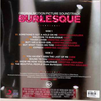 LP Cher: Burlesque (Original Motion Picture Soundtrack) CLR | LTD 613479