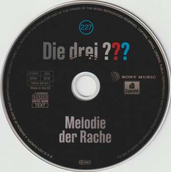 CD Christoph Dittert: Die Drei ??? 227 - Melodie Der Rache 620089