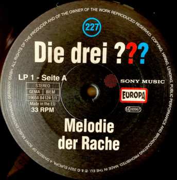 2LP Christoph Dittert: Die Drei ??? 227 - Melodie Der Rache 580934