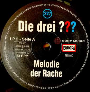 2LP Christoph Dittert: Die Drei ??? 227 - Melodie Der Rache 580934